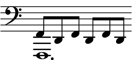 Arnold Schönberg, op. 11 Nr. 2, T. 1