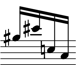 Ferruccio Busoni, Konzertmäßige Interpretataion von Arnold Schönbergs Klavierstück op. 11 Nr. 2, T. 7